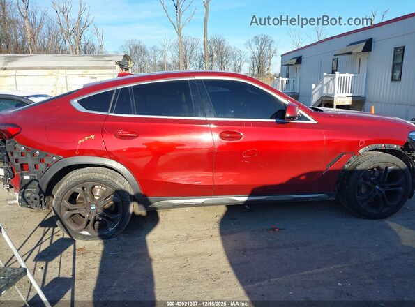5UXCY6C07M9E34441 2021 BMW X6 Red 