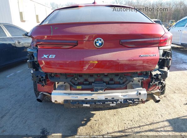 5UXCY6C07M9E34441 2021 BMW X6 Red 