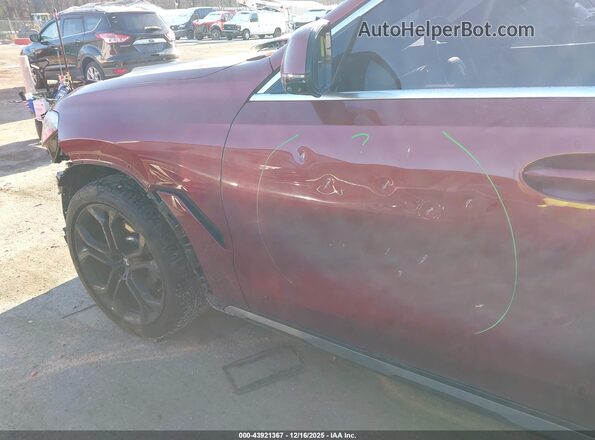 5UXCY6C07M9E34441 2021 BMW X6 Red 
