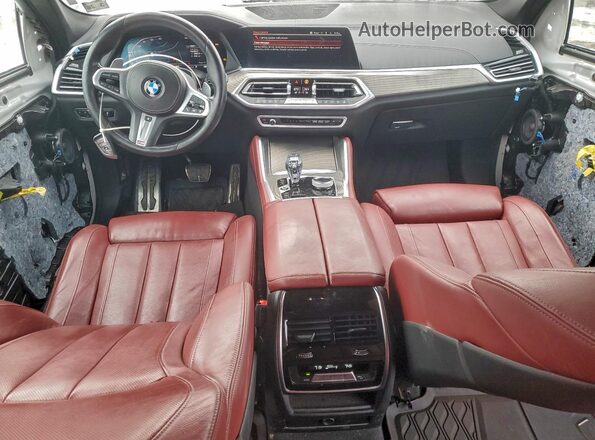 5UXCY6C07M9F84050 2021 BMW X6 Белый Вид панели приборов