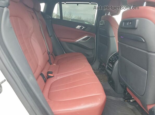 5UXCY6C07M9F84050 2021 BMW X6 Белый Вид задней части салона