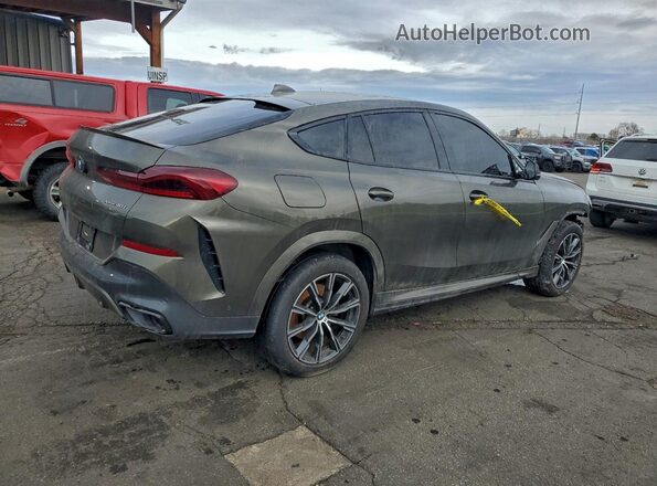 5UXCY6C07N9M41047 2022 BMW X6 Green უკანა მარჯვენა