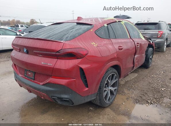 5UXCY6C08N9M30719 2022 BMW X6 Красный Задняя правая четверть