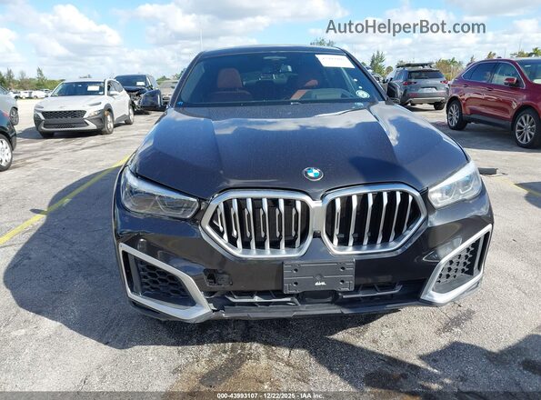 5UXCY6C0XM9E24227 2021 BMW X6 Gray Vista interior trasera