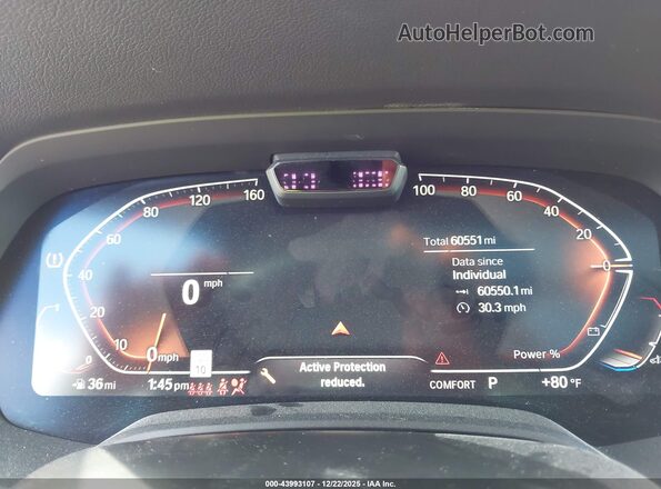5UXCY6C0XM9E24227 2021 BMW X6 Gray Vista de los asientos traseros