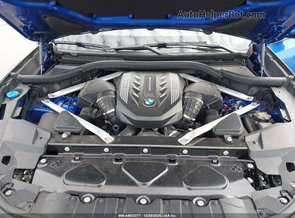 5UXCY8C05L9C66552 2020 BMW X6 Blue Вид ззаду