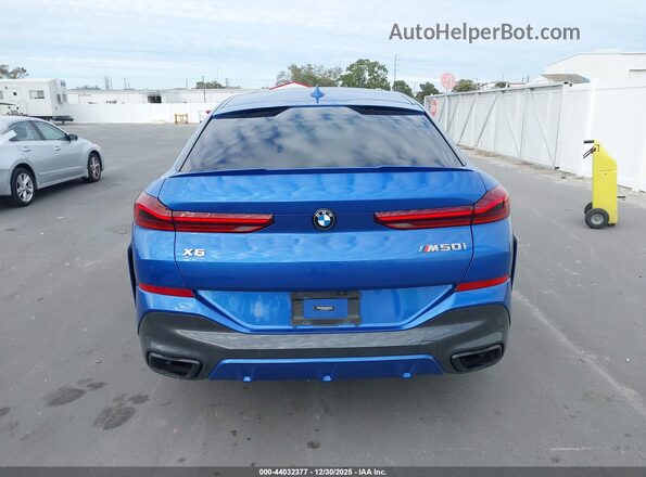 5UXCY8C05L9C66552 2020 BMW X6 Blue 