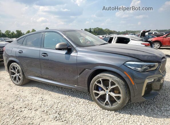 5UXCY8C08L9B12708 2020 BMW X6 Gray Передня права чверть