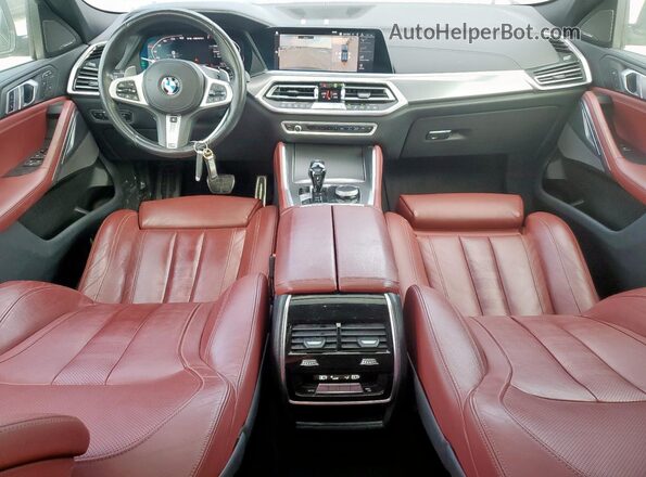 5UXCY8C08L9B12708 2020 BMW X6 Gray Вид панелі приладів