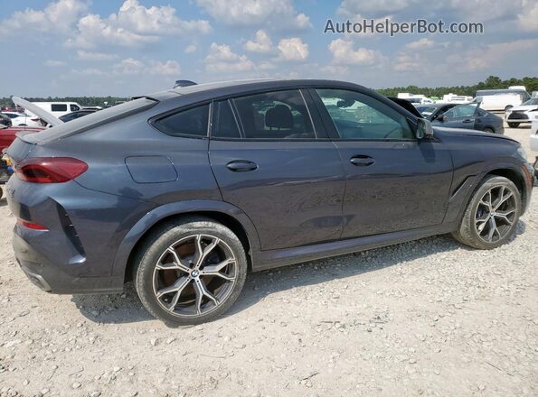 5UXCY8C08L9B12708 2020 BMW X6 Gray Задня права чверть
