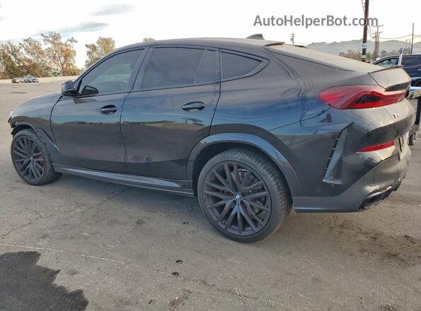 5UXCY8C08M9F09384 2021 BMW X6 Black Trasero izquierdo