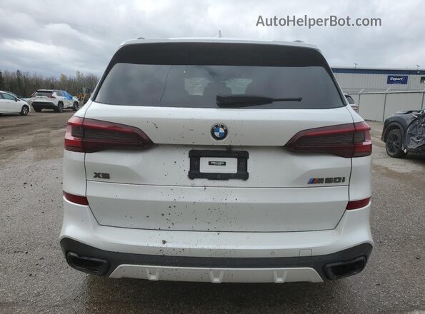 5UXJU4C00P9P36808 2023 BMW X5 Белый Вид сзади