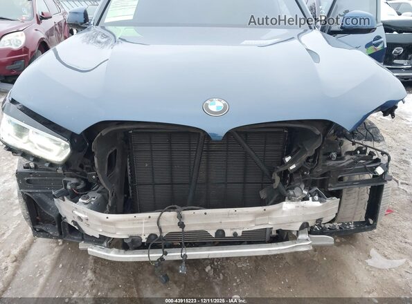 5UXJU4C01P9N68368 2023 BMW X5 Dark Blue Front view