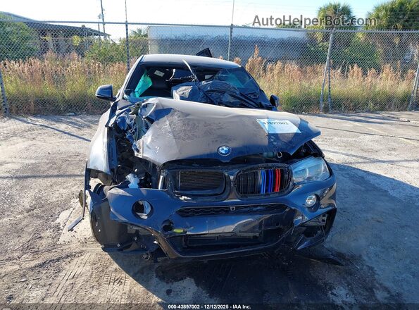 5UXKU2C30H0X48076 2017 BMW X6 Black Vista frontal