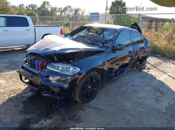 5UXKU2C30H0X48076 2017 BMW X6 Black Vista tres cuartos delantera izquierda
