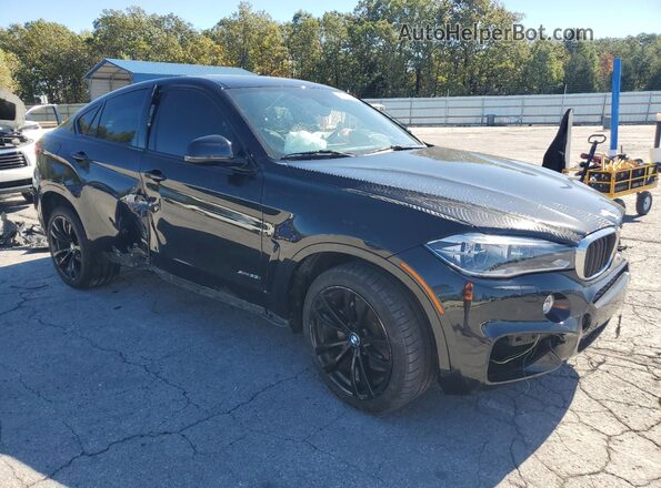 5UXKU2C35H0U30308 2017 BMW X6 Black 