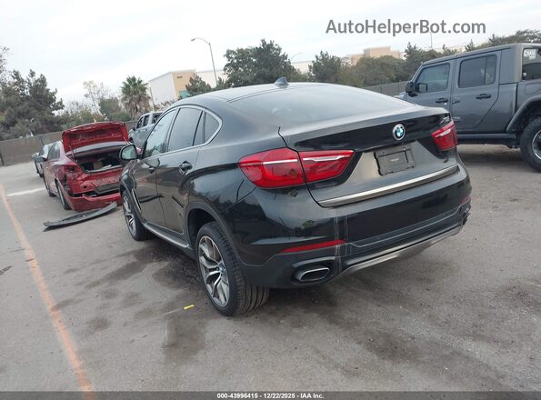 5UXKU2C50J0X51521 2018 BMW X6 Black Задня ліва чверть