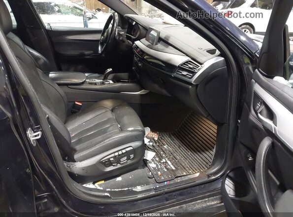 5UXKU2C55G0N83447 2016 BMW X6 Blue წინა სალონის ხედი