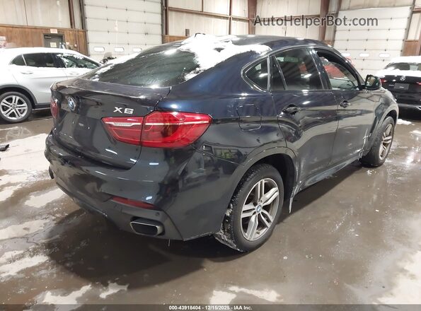 5UXKU2C55G0N83447 2016 BMW X6 Blue უკანა მარჯვენა