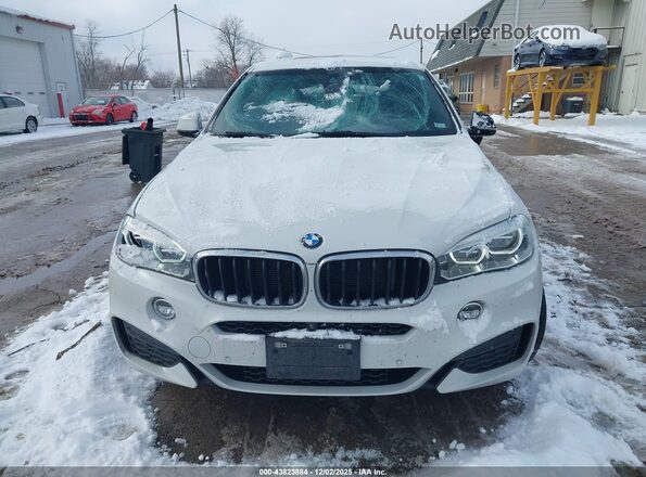 5UXKU2C55K0Z64272 2019 BMW X6 White Սարքավորումների վահանակի տեսք