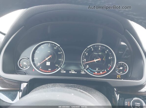 5UXKU2C55K0Z64272 2019 BMW X6 White Հետևի նստատեղերի տեսք