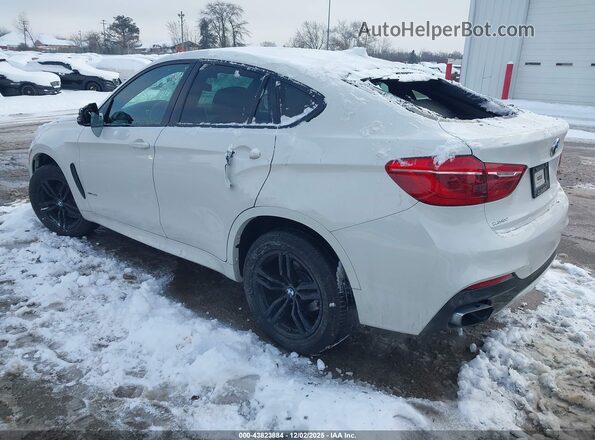 5UXKU2C55K0Z64272 2019 BMW X6 White Հետևի ձախ