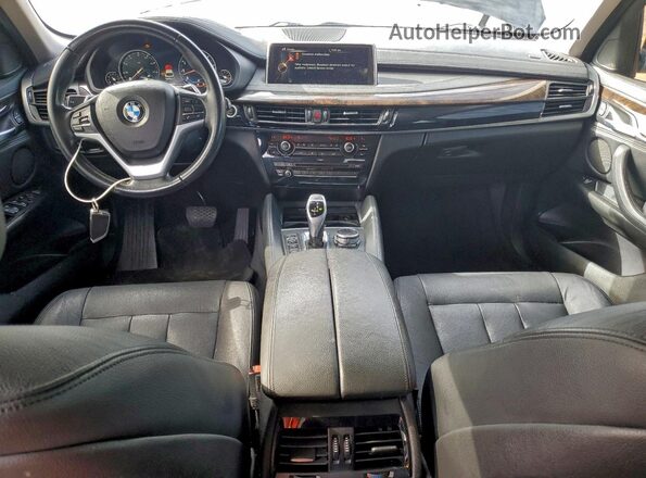 5UXKU2C57G0N79786 2016 BMW X6 Charcoal წინა პანელის ხედი
