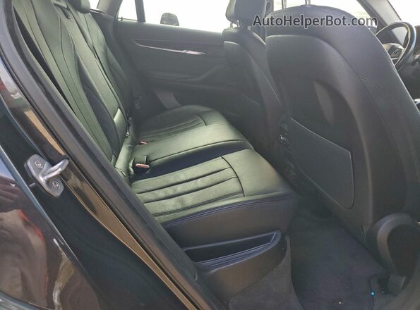 5UXKU2C57G0N79786 2016 BMW X6 Charcoal უკანა სალონის ხედი