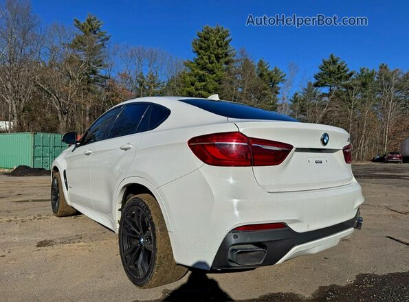 5UXKU2C57K0Z64693 2019 BMW X6 White წინა მარჯვენა