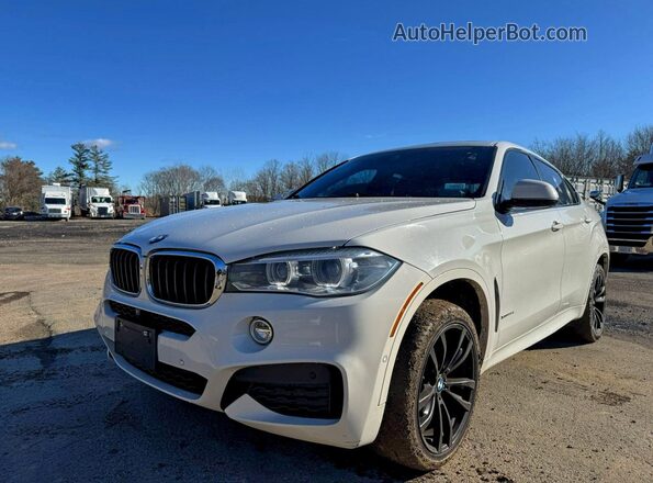 5UXKU2C57K0Z64693 2019 BMW X6 White უკანა მარჯვენა