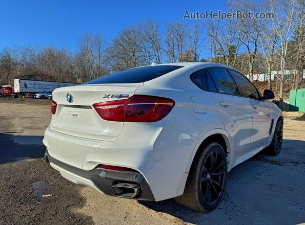 5UXKU2C57K0Z64693 2019 BMW X6 White წინა ხედი