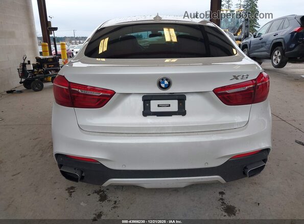 5UXKU2C57K0Z65441 2019 BMW X6 White 