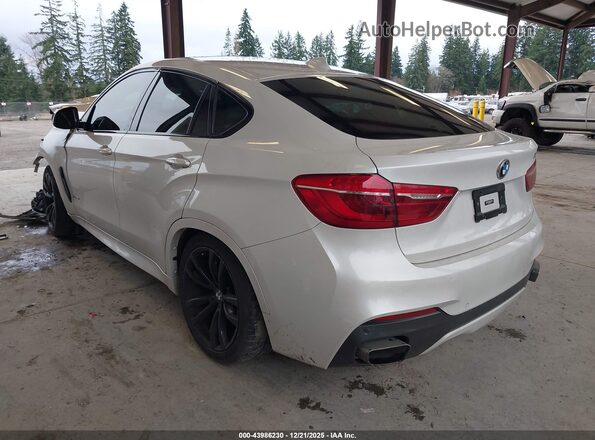 5UXKU2C57K0Z65441 2019 BMW X6 White Հետևի ձախ