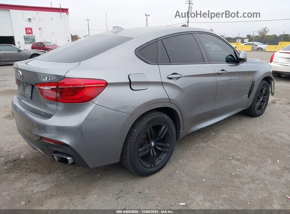 5UXKU6C57KLP60465 2019 BMW X6 Gray Հետևի աջ