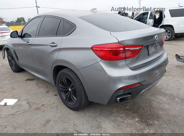 5UXKU6C57KLP60465 2019 BMW X6 Gray Հետևի ձախ