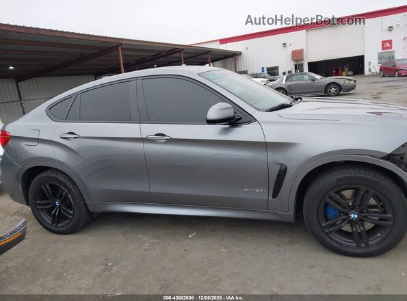 5UXKU6C57KLP60465 2019 BMW X6 Gray Սալոնի 360 աստիճան տեսք