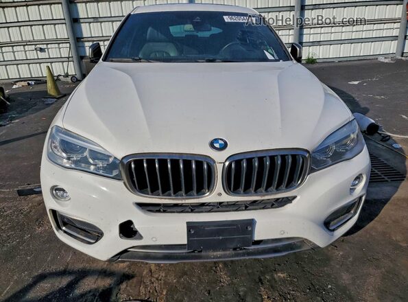 5UXKU6C58KLP60670 2019 BMW X6 White Вид спереду