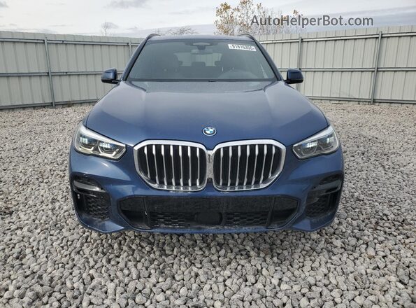 5UXTA6C01P9P50973 2023 BMW X5 Синий Вид спереди