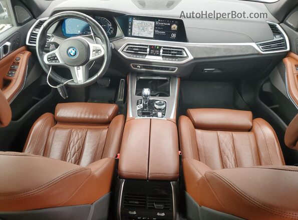 5UXTA6C01P9P50973 2023 BMW X5 Синий Вид панели приборов
