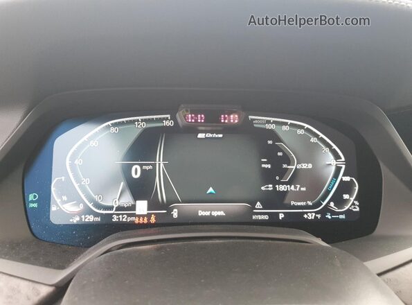 5UXTA6C01P9P50973 2023 BMW X5 Синий Вид щитка приборов