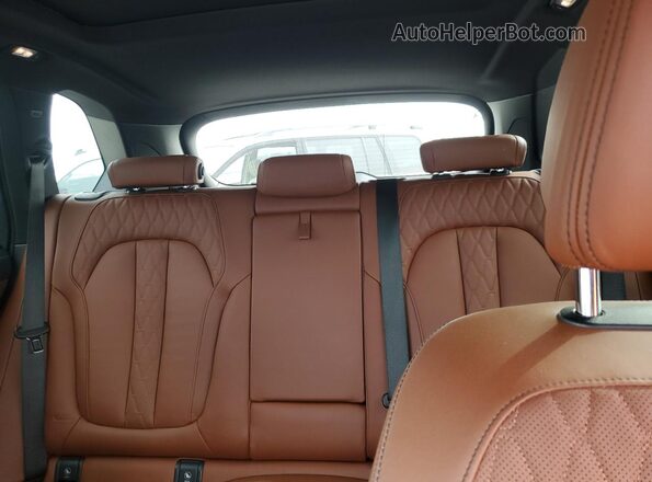 5UXTA6C01P9P50973 2023 BMW X5 Синий Вид задних сидений