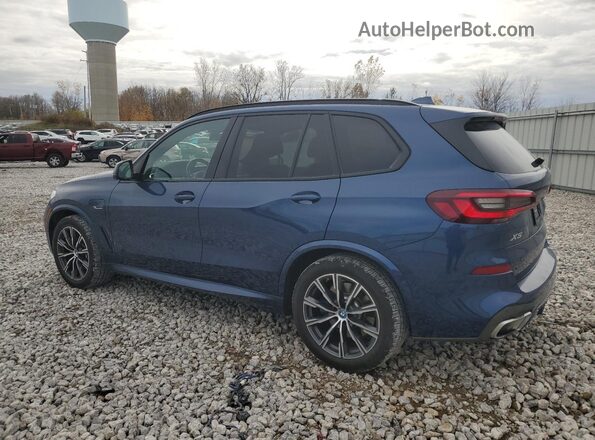 5UXTA6C01P9P50973 2023 BMW X5 Синий Задняя левая четверть