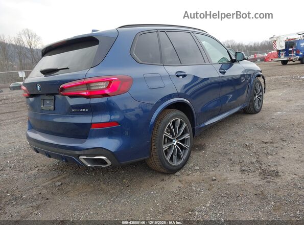 5UXTA6C02M9F86597 2021 BMW X5 Dark Blue Հետևի աջ