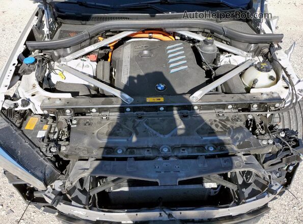 5UXTA6C03P9N69356 2023 BMW X5 White ძრავის განყოფილების ხედი
