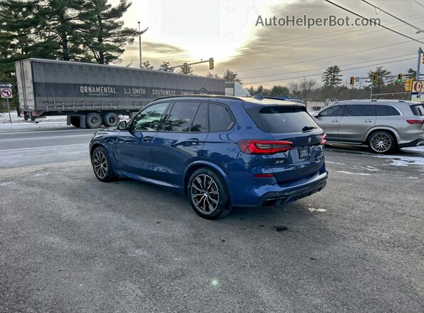 5UXTA6C05N9M18306 2022 BMW X5 Blue უკანა მარჯვენა