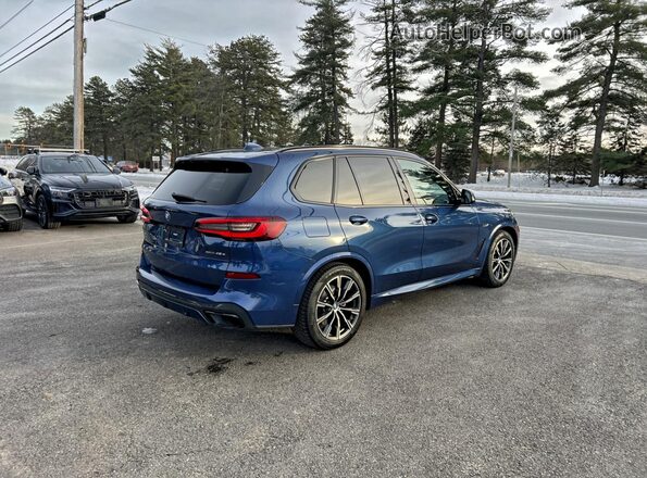 5UXTA6C05N9M18306 2022 BMW X5 Blue წინა მარჯვენა