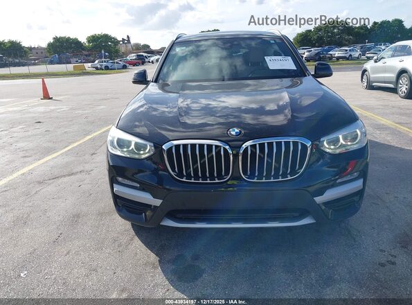 5UXTR7C59KLE88290 2019 BMW X3 Black Вид щитка приладів