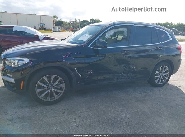 5UXTR7C59KLE88290 2019 BMW X3 Black Вид спереду