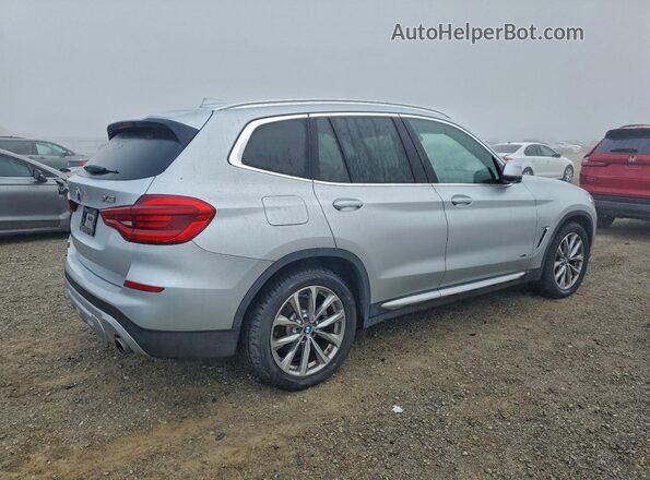 5UXTR9C52JLD62315 2018 BMW X3 Серебряный 