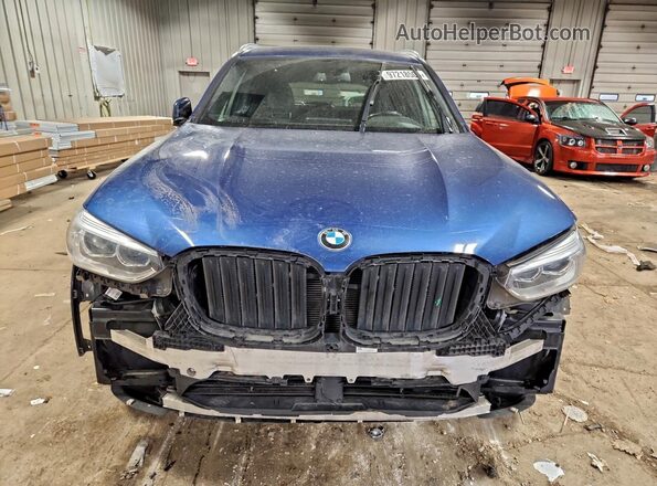 5UXTR9C56JLD70093 2018 BMW X3 Blue 